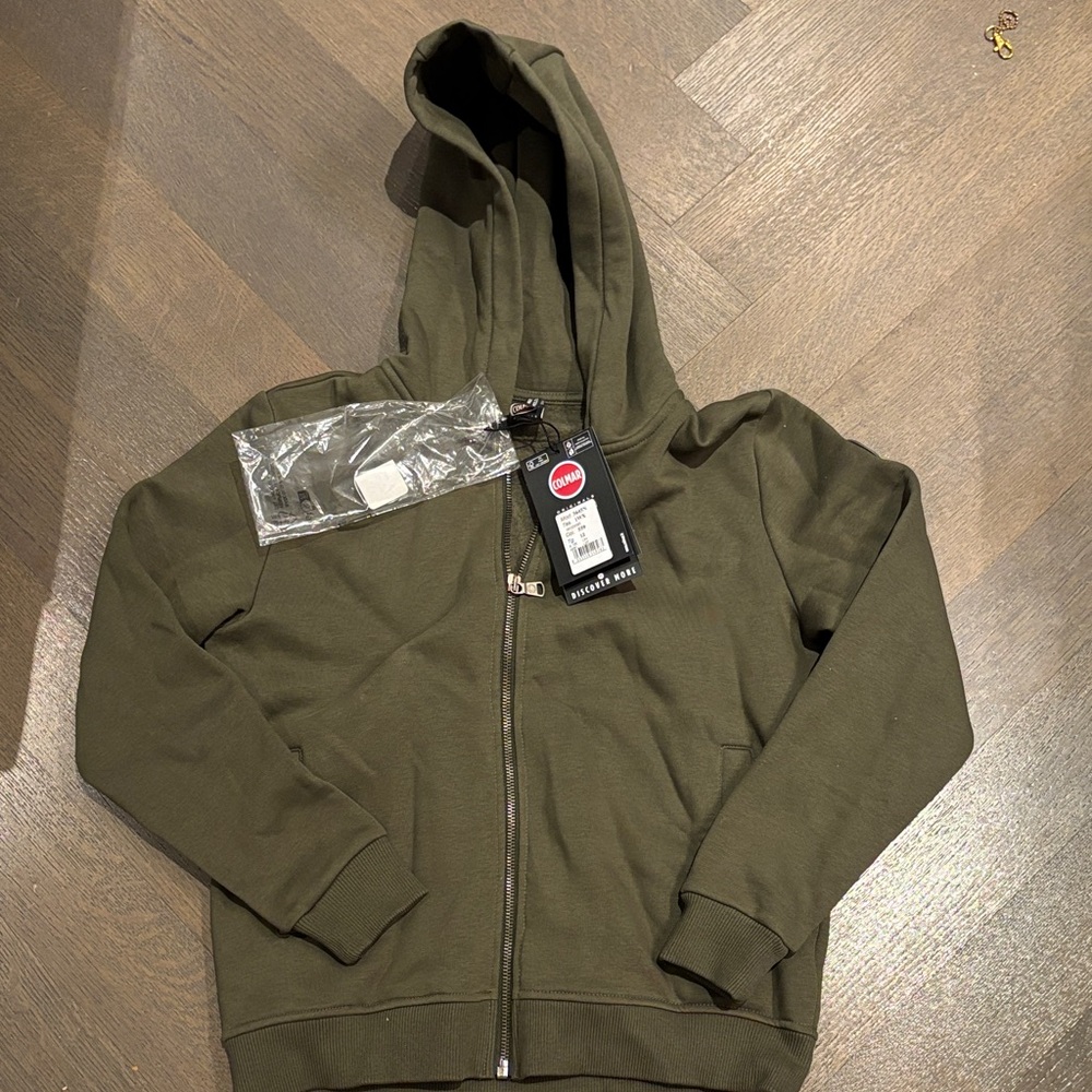 COLMAR green Zip-Up hooded Jacket